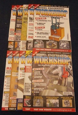 Model Engineers Workshop Magazine Complete Issues 151 to 160 June 2009- Feb 2010