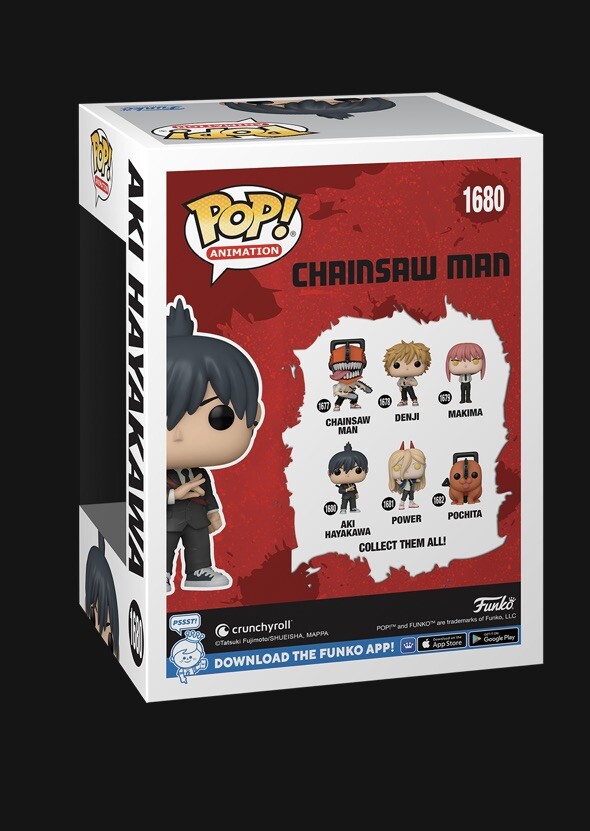 【aki】 Funko Pop Chainsaw Man Aki Vinyl Figure, 4.65