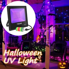 150W Outdoor Halloween Party DJ Dance Glow Floodlight UV LED Black Lights Bulb