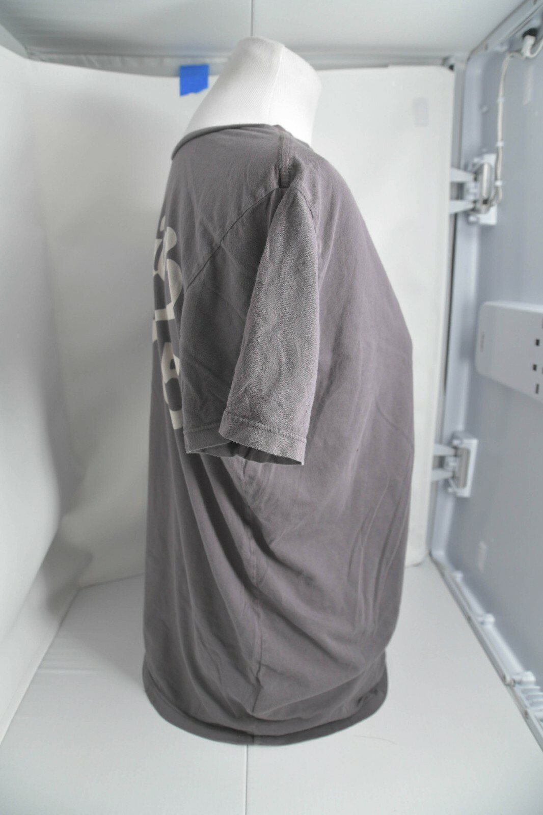 True Religion T-Shirt Top Short Sleeve Logo Men's Size Medium M Gray Cotton thumbnail 7