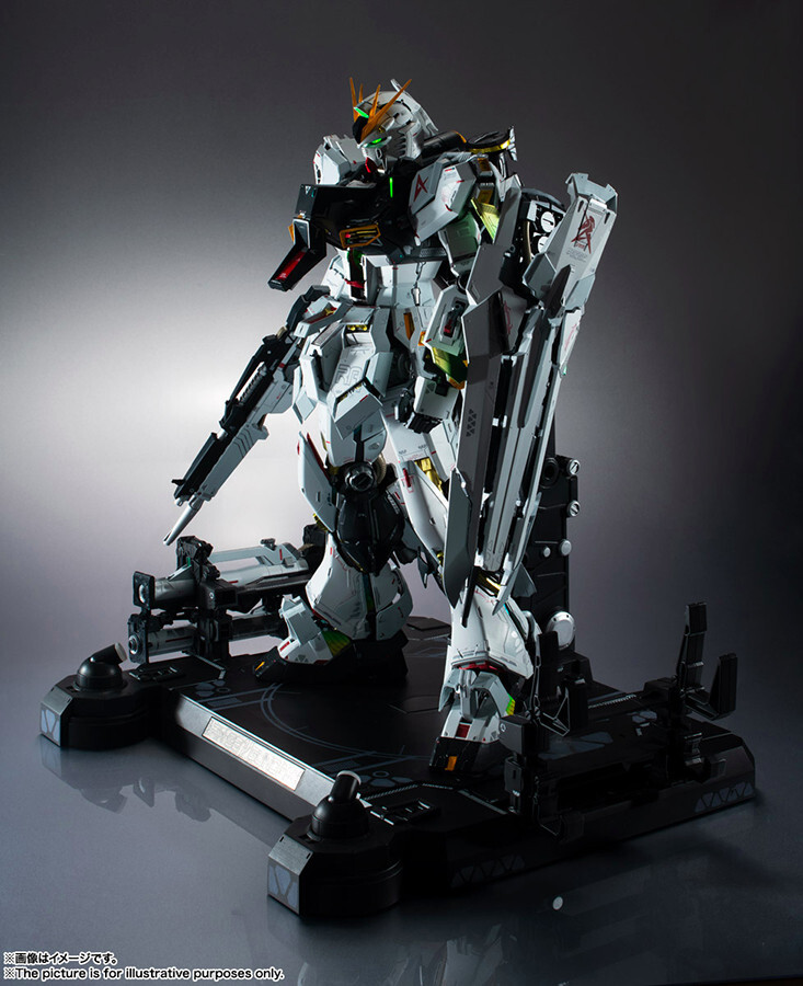 Bandai Metal Structure RX-93 Nu Gundam + 2 Fin Funnel Set (Reissue