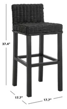 Safavieh Cypress Bar Stool, Reduced Price 2172707126 FOX6502C