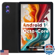 Android Tablet 11 inch 14 6 8 GB RAM 128GB ROM Octa-Core Processor, Large Scr