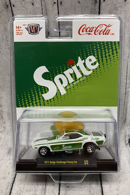 2023 M2 Machines  Dodge 1971  Challenger Funny Car Sprite A30 1/750