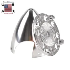 2 Blades Special Drilled Aluminum Spinner for RC Plane with Prop Adapter 2.5"
