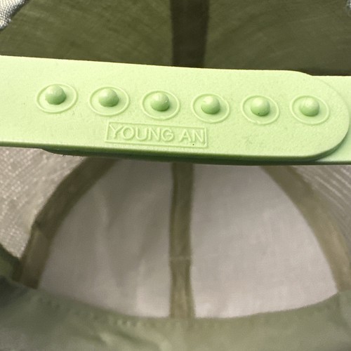 Vintage Young An Fishing Hat Snapback Mesh Green - Picture 7 of 8