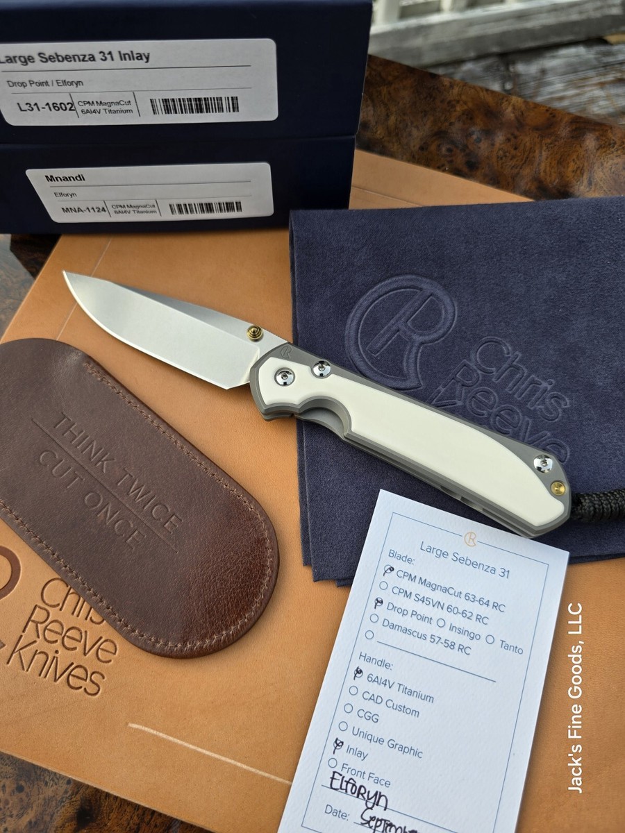 🌟REEVE EXCLUSIVE ELFORYN SUPER TUSK LG SEBENZA 31 MAGNACUT