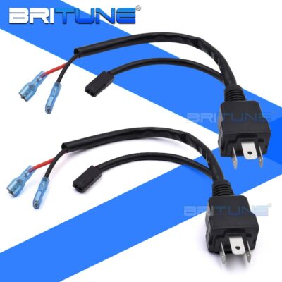 H4 Relay Harness Wiring Connector for BI-LED Projector Lens H4 LED Wires Adapter