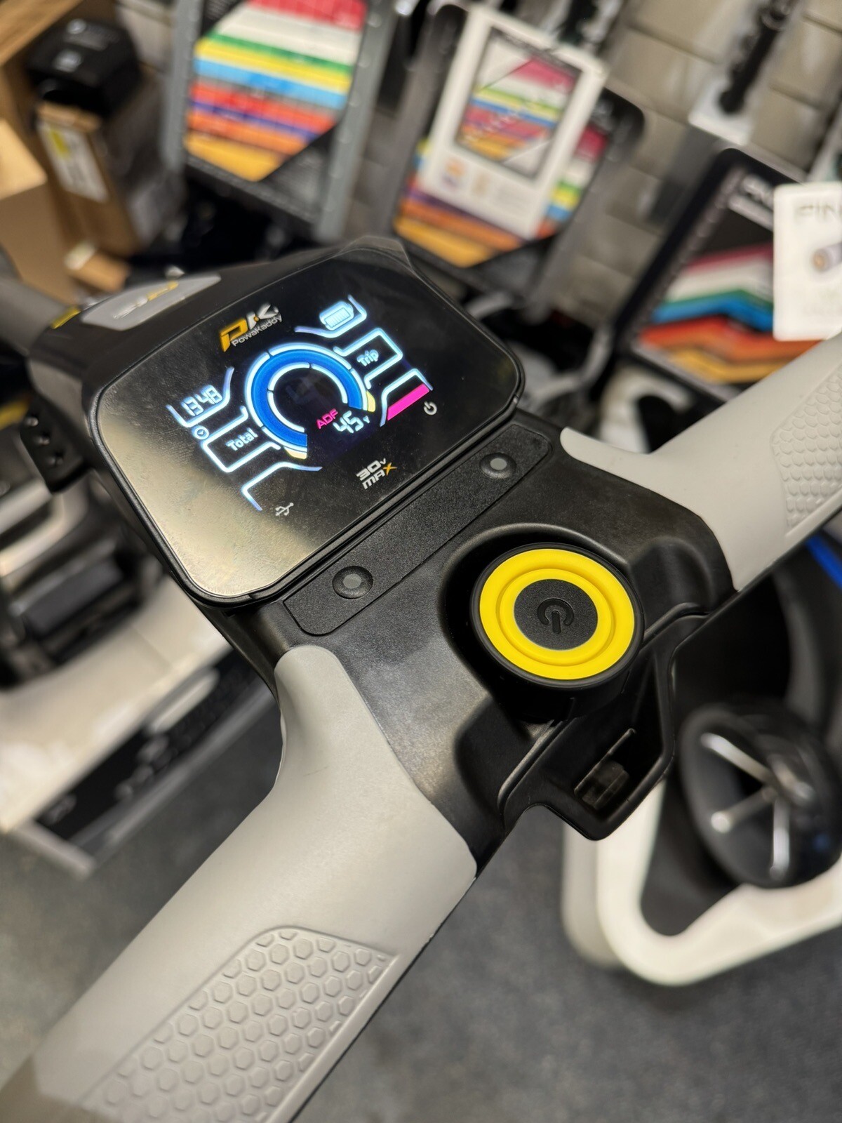 POWAKADDY CT6 ELECTRIC GOLF TROLLEY WITH UMBRELLA HOLDER 24 HOUR