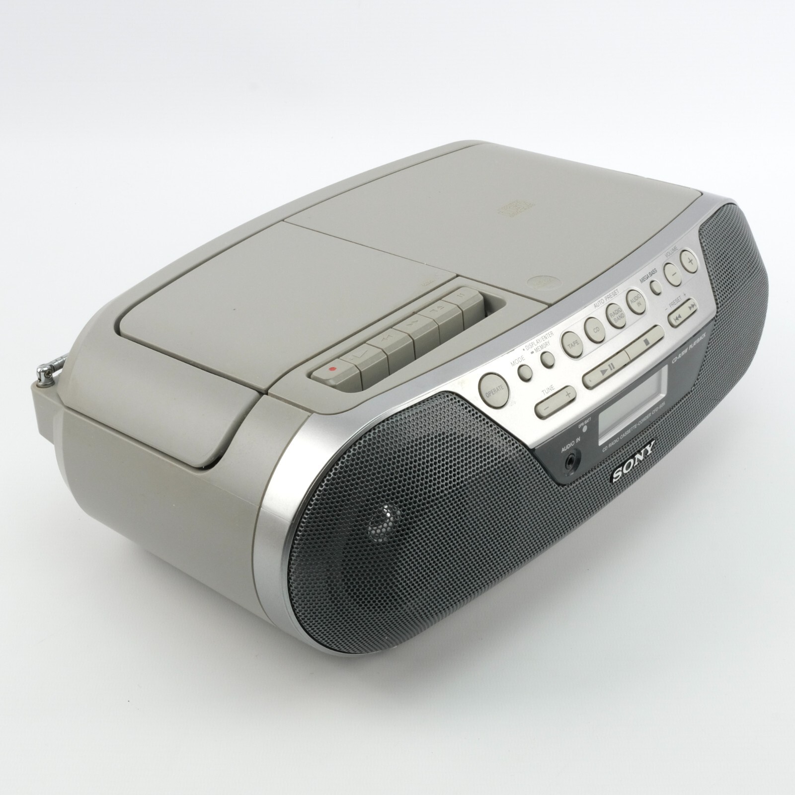 SONY CFD S05 CD Radio Cassette Recorder CFDS05 Portable Boombox