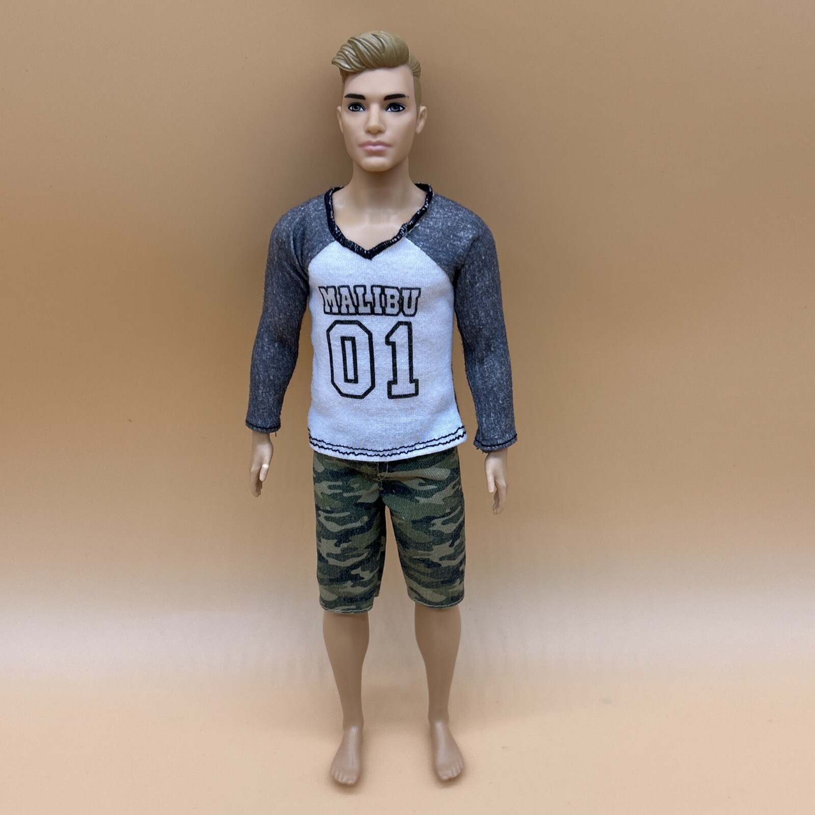 Barbie Ken Fashionistas #8 Camo Comeback Muscular Caucasian Doll FNH40