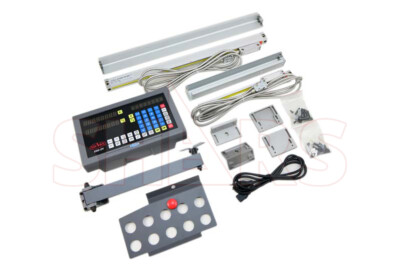 Shars .0002'' XY 2Axis DRO Digital Readout Glass Linear Milling System Package R]