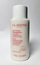 Clarins Velvet Cleansing Milk Alpine Golden Gentian Lemon Balm 3.3 Oz NWOB
