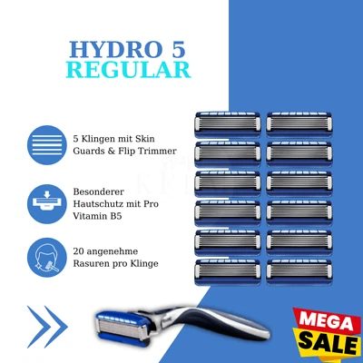 Wilkinson Hydro5 Skin Protection Regular Rasierer + 5-21er Klingen Blister & OVP