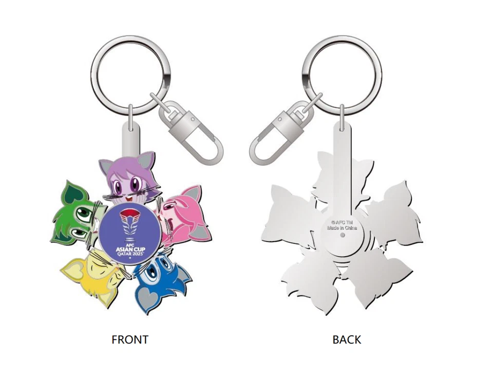 AFC COPA ASIÁTICA DE FÚTBOL QATAR 2023 - Llavero Mascota - Producto con licencia oficial Foto 3 de 4