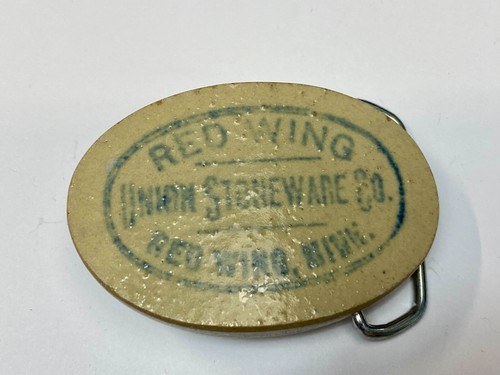 Red Wing Union Stoneware Co. Advertising Promotional Belt Buckle - Picture 6 of 8