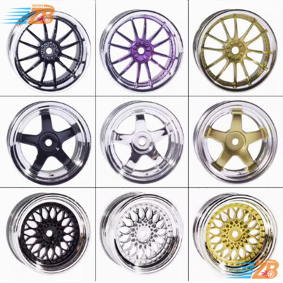 1/10 On road Rc Car Wheels Set For Hpi Rs4 Tamiya tt01e tt02 Traxxas 4tec