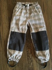 Helly Hansen Boys Girls 4 Snow Pants Ski Rain Reinf Knee Mesh Lined Toggle Wais