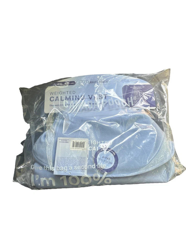 Chaleco calmante con peso Canada Pooch para perro - XXL/60 libras + *NUEVO* SIN ABRIR Foto 3 de 4