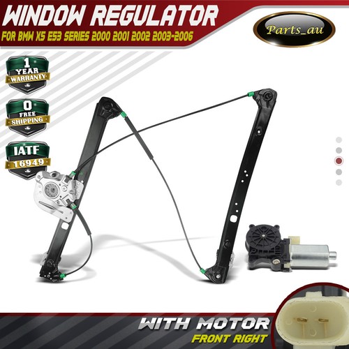 Lève-vitre Électrique Avant Droit Pour BMW X5 E53 (2000-2006) - Avec Moteur, Référence 51338254912