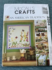 Table runner, placemats, napkin pattern, McCall's 3204, UNCUT ,c2001 