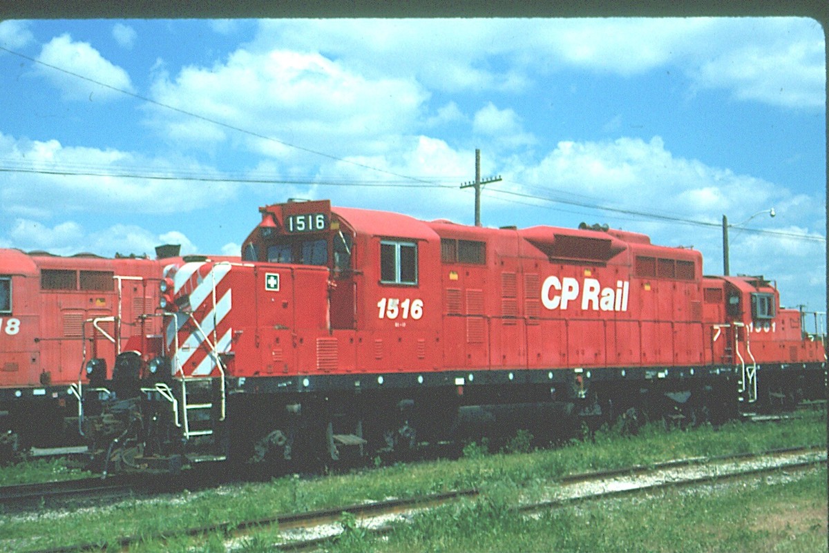 CPR 1516 GP-9, London, ON, 06/97; Kodachrome Original | eBay