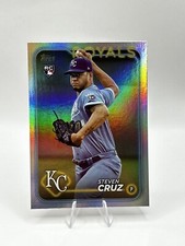 Steven Cruz Rookie 2024 Topps Series 2 #360 Rainbow Foil Parallel Royals