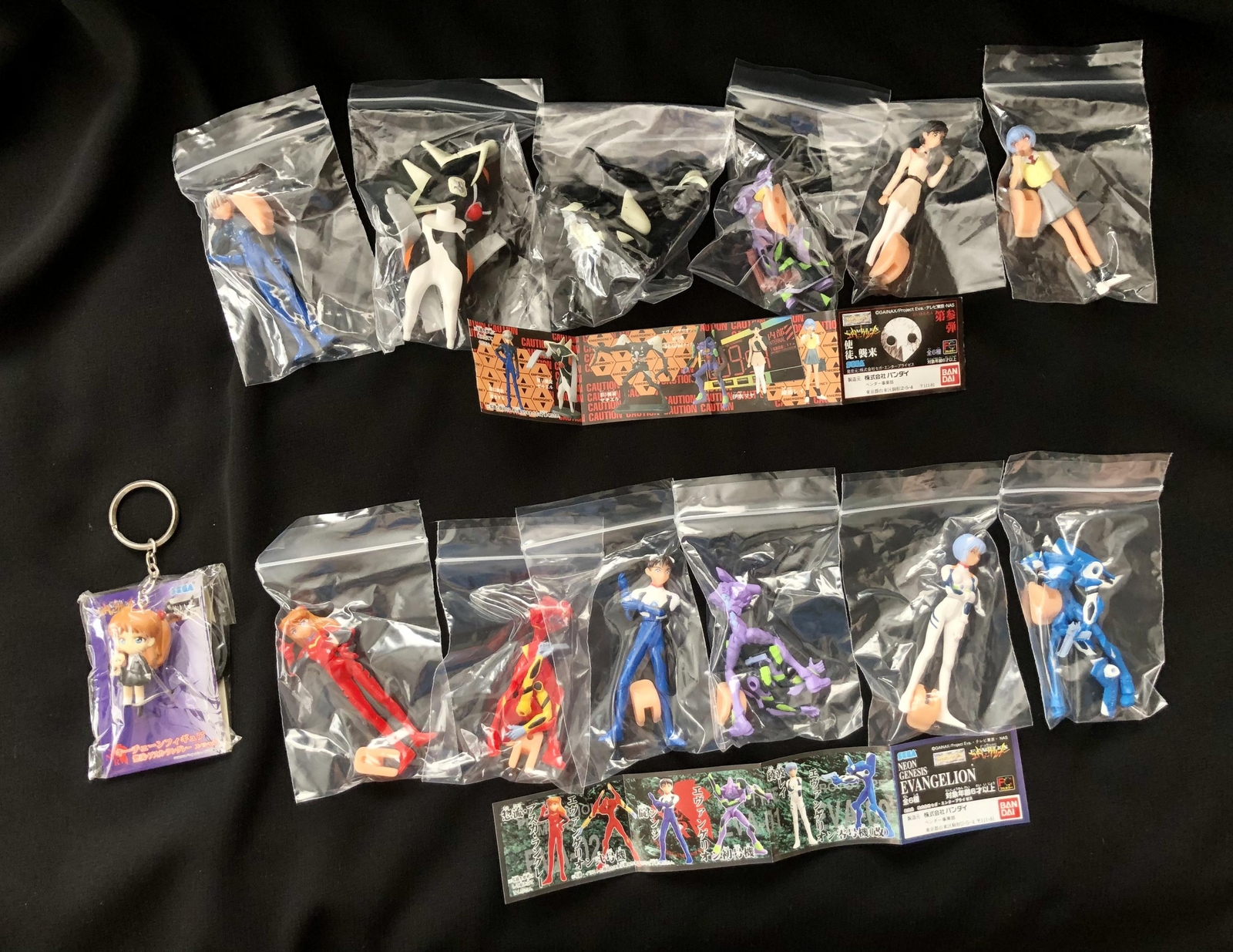 HG series Neon Genesis Evangelion Figure 12 Body Set Asuka Key Chain # 3609