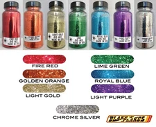 7 Pack Blake's Flakes Metal Flake .015 2oz Loose Custom Paint Hot Rod Chopper