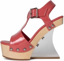 NUEVO EN CAJA Sandalias de cuña Jeffrey Campbell - Rosa brillante (tallas EE. UU. 7,5, 8,5)