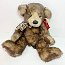 Vintage Russ Berrie Cappuccino Stuffed Teddy Bear Plush Brown W/Tag