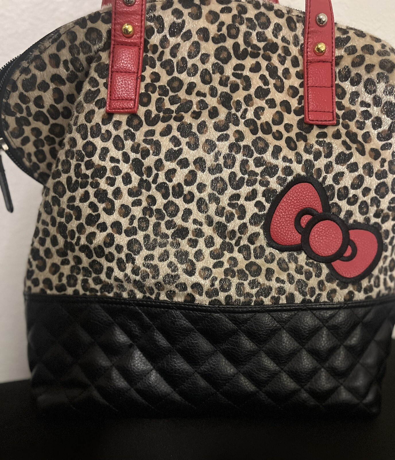 Loungefly Hello Kitty Leopard Large Tote Bag - Gem