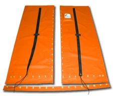Hobie 18 3pc Trampoline for boats without wings - Orange Vinyl + Lacing Lines