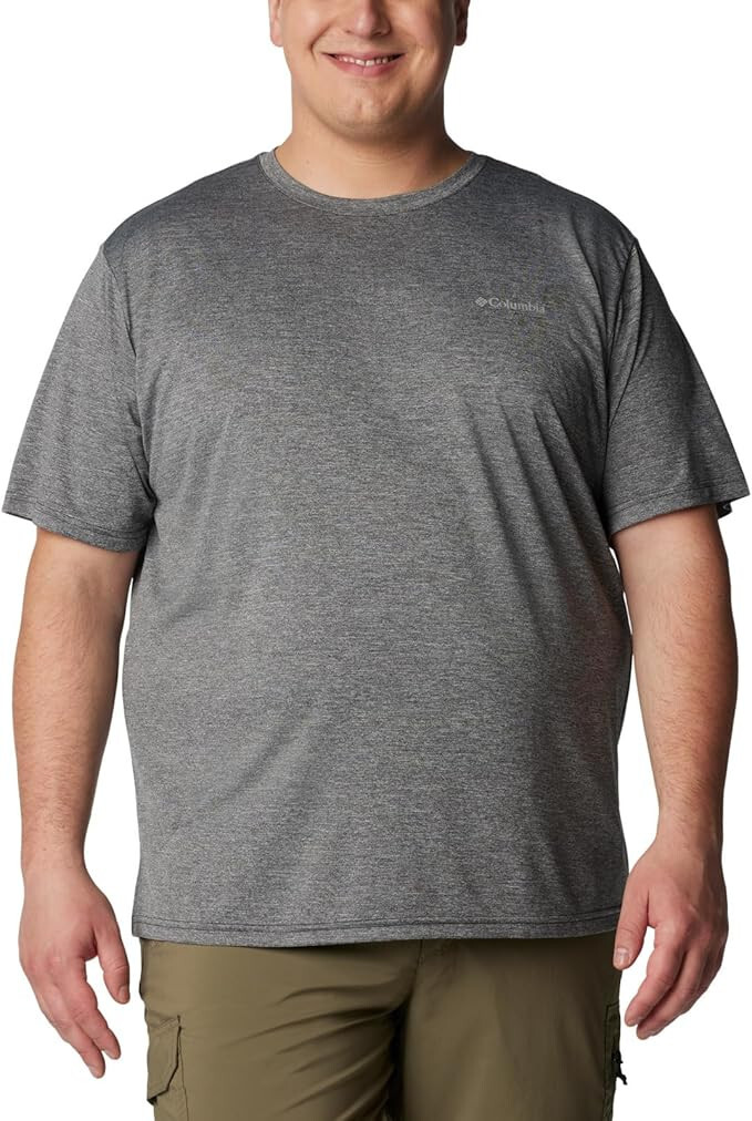 Columbia Mens Hike Moisture-Wicking Crew Neck T-shirt Black XL 4790₽