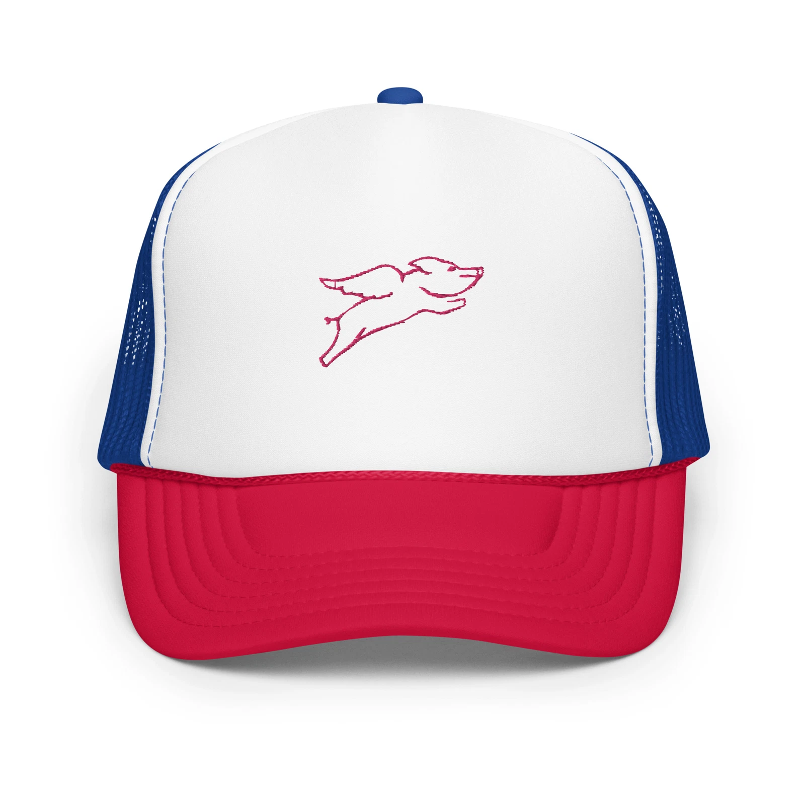 Flying Pig Embroidered foam Trucker hat | Father's Day Gift | Summer Gift