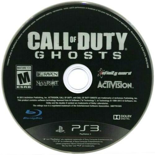 PS3 Game - Call of Duty Ghosts * PlayStation 3 Game - COD Ghosts