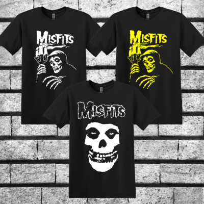 The Misfits Crimson Ghost Fiend Skull Punk Rock Band Unisex Adult
