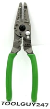 SNAP ON TOOLS USA GREEN Soft Grip 9" Wire Stripper Cutter Crimper PWCS9ACF G