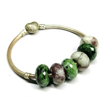 6 Pcs. Top Quality Multi Gemstone Big Hole Beads Large Hole Beads 14x8mm Beads
