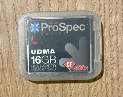 16GB Compact Flash Card HIGH SPEED UDMA 420x ( 1 GB CF Karte ) ProSpec gebraucht