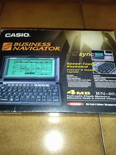 Casio PC Sync Business Navigator bn-40a Electronic agenda | eBay