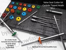 OFF ROADER QUAD BIKES, ATV, HEMI HEADS VALVE SEAT CUTTER KIT CARBIDE TIPPED 34x