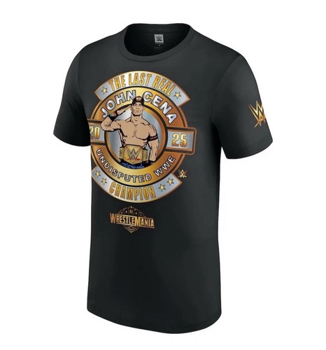 Camiseta WWE John Cena The Last Real Champion WrestleMania 41 Winner 17x Talla XL 2025 - Imagen 3 de 4