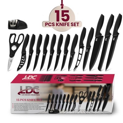 Knife Set Sharp Stainless Steel Professional Chef Cutlery Steak Kitchen Knives