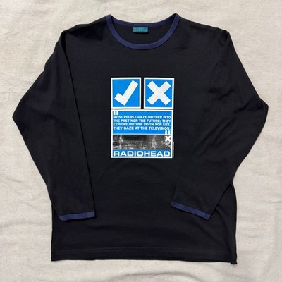 Vintage 1998 Radiohead Thom Yorke Band Ok Computer Black