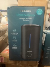 Homedics, Cool Mist Ultrasonic, Top Fill Humidifier, Black