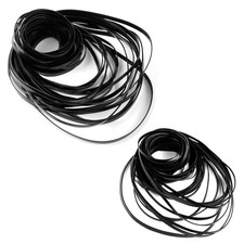100 Pcs Recorder Rubber Belts Cassette Recorder Repair Maintenance Mix Flat ...
