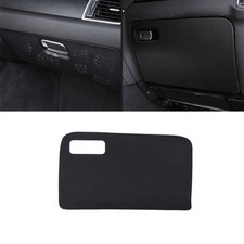 For Porsche Cayenne 18-2022 Black Suede Leather Co-Pilot Handle Anti-Kick Cover