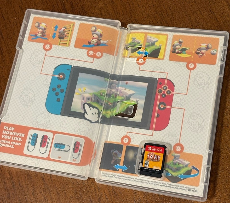 Captain Toad: Treasure Tracker - Nintendo Switch Game Physical Cart ...