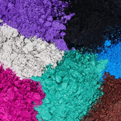 8 Colors Concrete Pigment, Iron Oxide Pigment Powder, Epoxy Color Pigment Con...